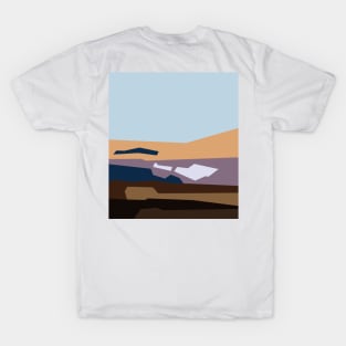 Beautiful abstract cartoon landscape T-Shirt